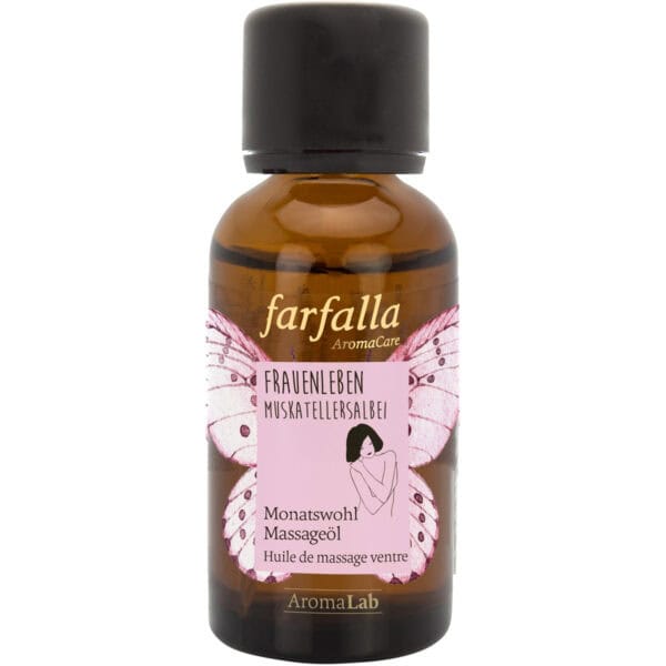 Farfalla Frauenleben Monatswohl Massageöl 30 ml